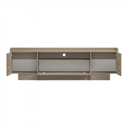 Έπιπλο τηλεόρασης Derden pakoworld sonoma 197x38x58εκ