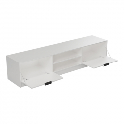 Έπιπλο τηλεόρασης Lemardo pakoworld λευκό 180x40x40εκ