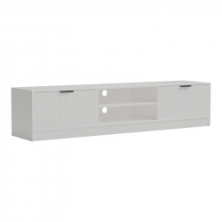 Έπιπλο τηλεόρασης Lemardo pakoworld λευκό 180x40x40εκ