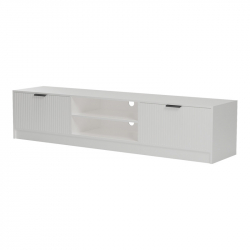 Έπιπλο τηλεόρασης Lemardo pakoworld λευκό 180x40x40εκ