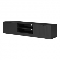 Έπιπλο τηλεόρασης Lemardo pakoworld μαύρο 180x40x40εκ