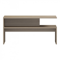 Τραπέζι σαλονιού Coffa pakoworld sonoma 90x60x45εκ