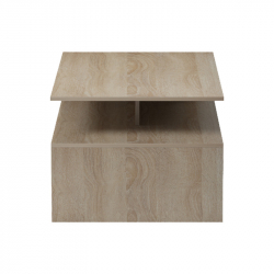 Τραπέζι σαλονιού Coffa pakoworld sonoma 90x60x45εκ