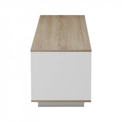 Έπιπλο τηλεόρασης Winey pakoworld σε sonoma-λευκή απόχρωση 180x44.5x44.5εκ