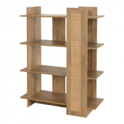 Βιβλιοθήκη Oslo pakoworld sonoma 75x32x95εκ