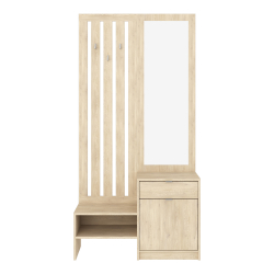 Έπιπλο εισόδου με καθρέπτη Citra pakoworld sonoma 100x34.3x199.5εκ