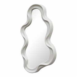 Καθρέπτης Liquid pakoworld pp σε λευκή απόχρωση 26x2.7x39εκ