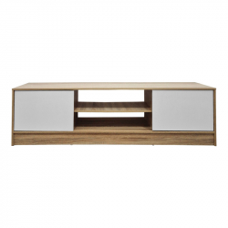 Έπιπλο τηλεόρασης Sasa pakoworld sonoma-λευκό 150x35x41.5εκ