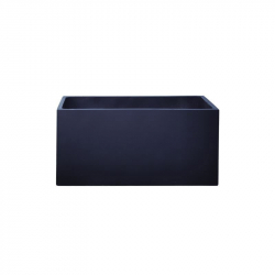 FLOWER POT-12 Απόχρωση Dark Grey  80x40x40cm