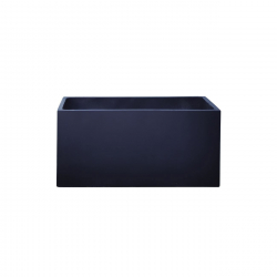 FLOWER POT-12 Απόχρωση Dark Grey  80x40x40cm