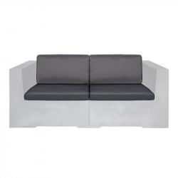 CONCRETE Set Μαξιλάρια Καναπέ Γκρι Ύφασμα Water Repellent 4 Tεμάχια  Καθ:67x66x8 -Πλάτ:67x15/8x30cm