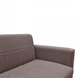 Καναπές Κρεβάτι ArteLibre AMETHYST Τριθέσιος Cappuccino 214x78x78cm