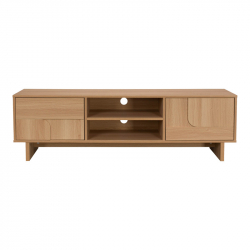 Έπιπλο τηλεόρασης Jenfia pakoworld mdf σε φυσική απόχρωση 150x39x45,5εκ