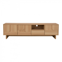 Έπιπλο τηλεόρασης Jenfia pakoworld mdf σε φυσική απόχρωση 180x39x45,5εκ