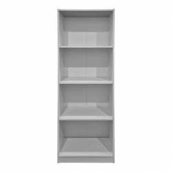 Βιβλιοθήκη Kendy pakoworld λευκό 60x30x167εκ