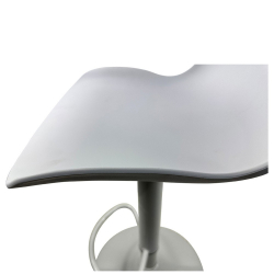 Σκαμπό Bar ArteLibre QUERIDA Λευκό PP/Μέταλλο 44x45x58/81-79/102cm
