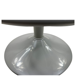 Σκαμπό Bar ArteLibre QUERIDA Λευκό PP/Μέταλλο 44x45x58/81-79/102cm