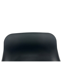 Σκαμπό Bar ArteLibre QUERIDA Μαύρο PP/Μέταλλο 44x45x58/81-79/102cm