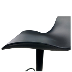 Σκαμπό Bar ArteLibre QUERIDA Μαύρο PP/Μέταλλο 44x45x58/81-79/102cm