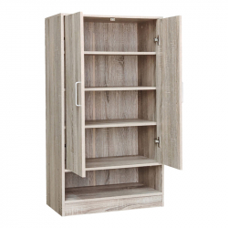 Παπουτσοθήκη Ντουλάπι Lemba pakoworld sonoma 80x33x120εκ
