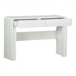 Κονσόλα Zeplen pakoworld λευκό mdf 110x38x75εκ