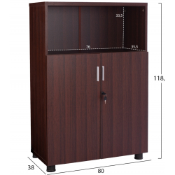 ΝΤΟΥΛΑΠΙ ΓΡΑΦΕΙΟΥ VALORA ΕΠΑΓΓΕΛΜΑΤΙΚΟ HM2058.12 WENGE 80x38x118,5