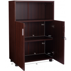 ΝΤΟΥΛΑΠΙ ΓΡΑΦΕΙΟΥ VALORA ΕΠΑΓΓΕΛΜΑΤΙΚΟ HM2058.12 WENGE 80x38x118,5