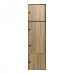 Ντουλάπι-στήλη Gabino pakoworld σε sonoma απόχρωση 40x39x158εκ