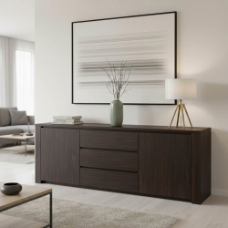 Μπουφές Kalya pakoworld σε wenge απόχρωση 220x49x89.5εκ