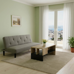 Φοιτητικό πακέτο επίπλων σαλονιού Ambience pakoworld σετ 2τεμ