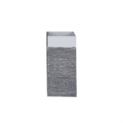 FLOWER POT-10 Απόχρωση Black Wash  27x27x60cm