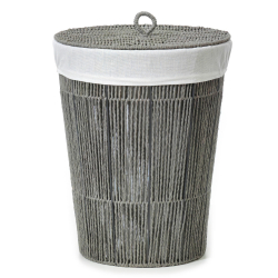 Καλάθι Απλύτων Γκρι Φ37cm