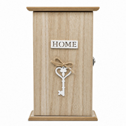 ΚΛΕΙΔΟΘΗΚΗ ΤΟΙΧΟΥ ΞΥΛΙΝΗ ΣΕ ΦΥΣΙΚΟ ΧΡΩΜΑ HOME 18x6x30,5εκ. ANKOR