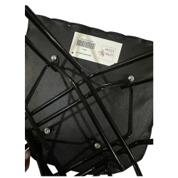 Καρέκλα Τραπεζαρίας ArteLibre SELVA Vintage Μαύρο PU/Μέταλλο 43x57x81cm