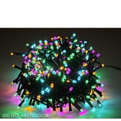 Χριστουγεννιάτικα Φωτάκια 500 LED Πολύχρωμα Candy Εξωτερικού Χώρου Με Προγράμματα