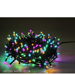 Χριστουγεννιάτικα Φωτάκια 300 LED Πολύχρωμα Candy Εξωτερικού Χώρου Με Προγράμματα
