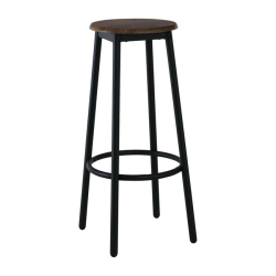 MAYER ΣΚΑΜΠΩ BAR ΜΕΤΑΛΛΙΚΟ ΑΝΘΡΑΚΙ/ANTIQUEBROWN Δ30x75 cm