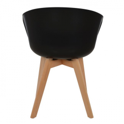 HM0172.02 PORTHOS ΠΟΛΥΘΡΟΝΑ ΜΕ ΜΑΞΙΛΑΡΙ ΠΟΛΥΠΡΟΠΥΛΕΝΙΟΥ ΜΑΥΡΗ 58,5X55X78