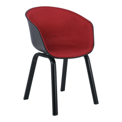 OPTIM ΠΟΛΥΘΡΟΝΑ STEEL ΜΑΥΡΟ/ PP ΜΑΥΡΟ/ΥΦΑΣΜΑ ΜΠΟΡΝΤΩ 54x51x79cm OPTIM ΠΟΛΥΘΡΟΝΑ STEEL ΜΑΥΡΟ/ PP ΜΑΥΡΟ/ΥΦΑΣΜΑ ΜΠΟΡΝΤΩ 54x51x79cm