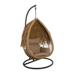 SALSA TROPIC ΚΡΕΜΑΣΤΗ ΠΟΛΥΘΡ. WICKER ΦΥΣΙΚΟ/ΜΑΞ.ΜΠΕΖ Φ105x197cm