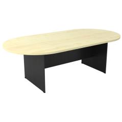 ΣΥΝΕΔΡΙΟΥ-A Τραπέζι Οβάλ Dark Grey/Beech 240x120x75cm