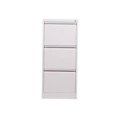 Nextdeco συρταριέρα με 3 συρτάρια κρεμαστών φακέλων και κλειδαριά γκρι μεταλλική (ΜΠΥ)62x46x103 cm