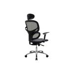 Freedom Supreme Quality Καρέκλα γραφείου διευθυντή μαύρο pu-mesh 65x66x122 cm