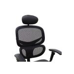 Freedom Supreme Quality Καρέκλα γραφείου διευθυντή μαύρο pu-mesh 65x66x122 cm