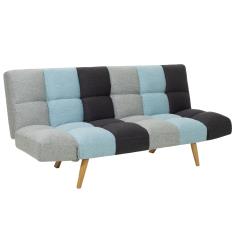 Freddo Καναπές - κρεβάτι 3θέσιος με ύφασμα πολύχρωμο 182x81x84 cm