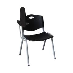 STUDY Καρέκλα-Θρανίο Μέταλλο Βαφή Silver / PP Μαύρο 64x62x77cm