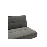 Travis Καναπές-κρεβάτι 3θέσιος με ύφασμα ανθρακί 175x83x74 cm