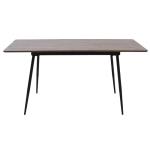 Shazam Τραπέζι MDF επεκτεινόμενο χρώμα καρυδί 120-160x80x76 cm