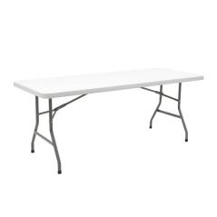 Aprilia Τραπέζι catering-συνεδρίου λευκό μονοκόμματη επιφάνεια 183x76x74 cm