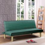 BIZ Καναπές / Κρεβάτι Σαλονιού - Καθιστικού / Ύφασμα Πράσινο 167x75x70cm /Κρεβάτι 167x87x32cm